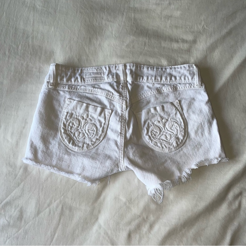 SWIY DENIM DISTRESSED SHORTS